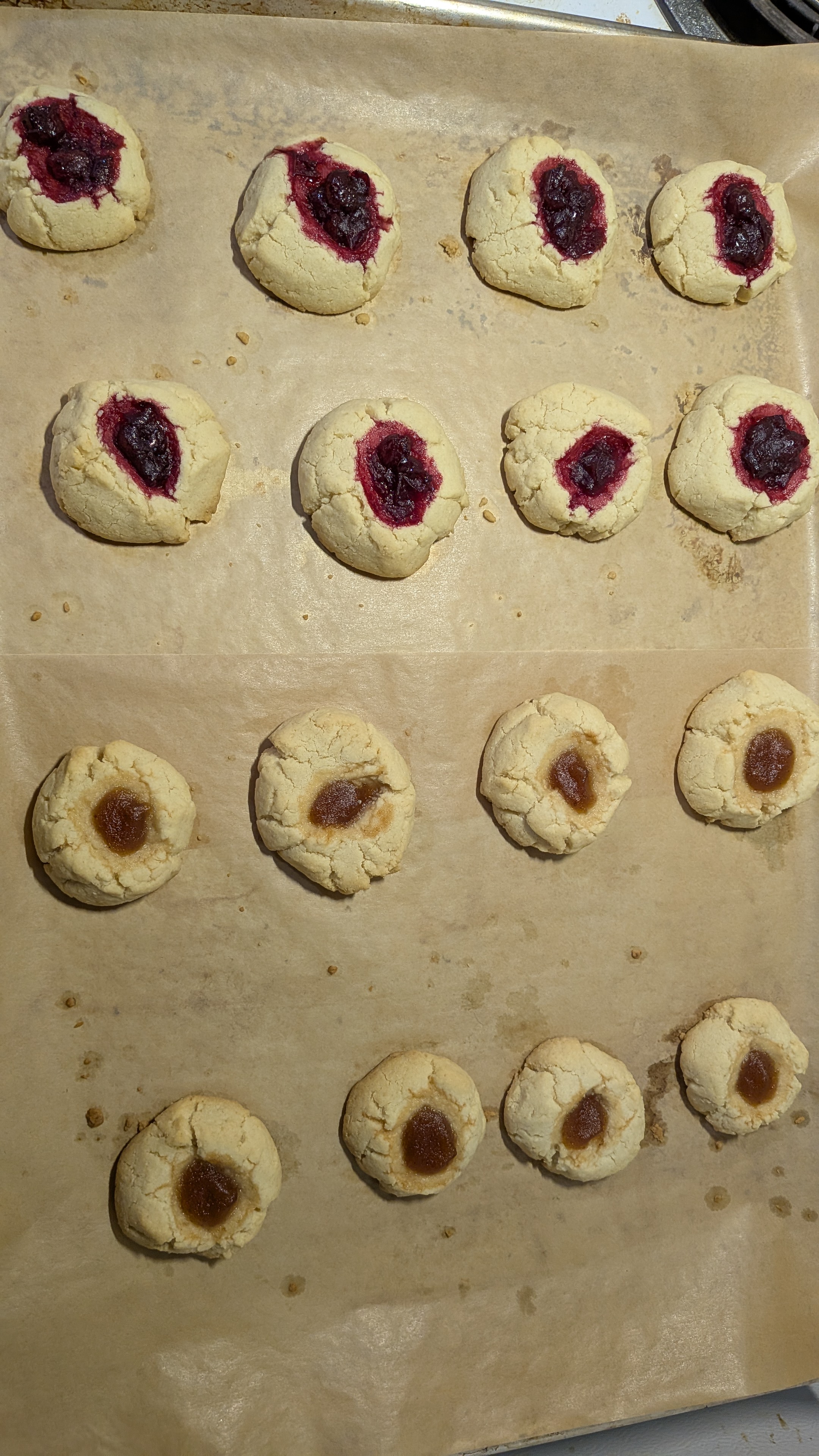 Finger print cookies